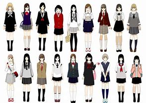 Image result for Anime Girl School Uniform Ideas