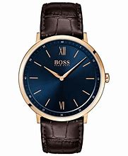 Image result for Hugo Boss Watch Leather Strap