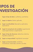 Image result for Tipos De Investigacion
