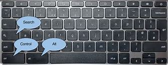 Image result for Google Chromebook Keyboard with Key Names
