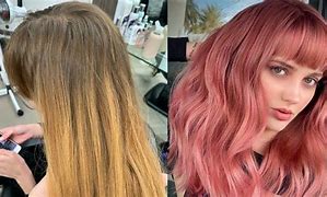 Image result for Rose Gold Hair Color Permanent
