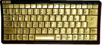 Image result for Gold Computer Keyboard