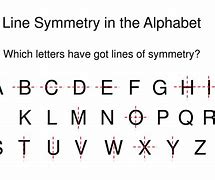 Image result for Letters with Line Symmetry