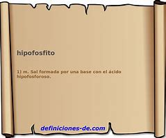 Image result for hipofosfito