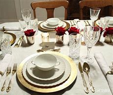 Image result for Formal Dinner Table Setting