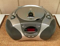 Image result for Portable CD Cassette Player with AM/FM Radio