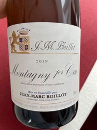 Image result for J M Boillot Montagny Blanc