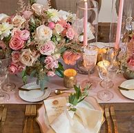 Image result for Rose Gold Wedding Decorations
