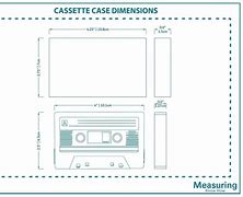 Image result for Cassette Tape Dimensions