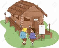 Image result for Summer Camp Cabin Clip Art