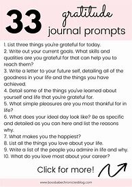 Image result for Unique Writing Prompts for Gratitude