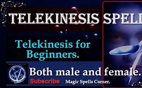 Image result for Spell to Get Telekinesis