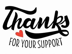 Image result for Thank You for Your Support Graphic