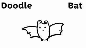 Image result for Easy Bat Doodle