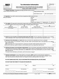 Image result for IRS Forms Form 8821