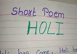 Image result for Poem On Holi