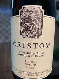 Image result for Cristom Syrah Anna Louise