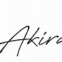 Image result for Akira Signature