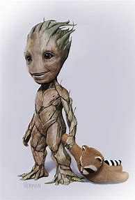 Image result for Baby Groot 60s Comic