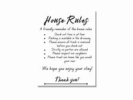 Image result for House Rules Printable Team Building