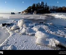 Image result for Frozen Lake Superior