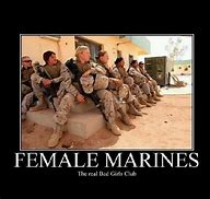 Image result for Female Marine Corps Meme