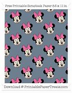 Image result for Minnie Mouse Digital Paper