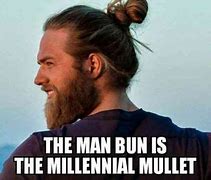 Image result for Funny Picture of Weak Guys On Phone Man Bun