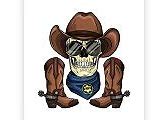 Image result for Evil Cowboy Skull
