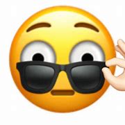 Image result for Flushed Emoji with Glasses