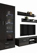 Image result for Contemporary Wall Unit Entertainment Center