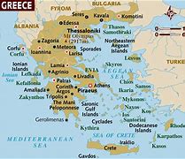 Image result for Greek Isles Map