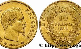 Image result for Piece Napoleon 10 Francs