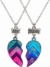 Image result for best friends necklace heart