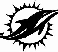 Image result for Miami Dolphins Logo Clip Art Black and White