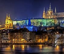 Image result for Prague Castle Night