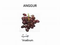 Image result for Buah Dalam Bahasa Arab Jawi