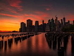 Image result for Sunset On City
