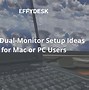 Image result for Simple Dual Monitor Gaming Setup
