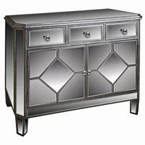 Image result for Glass Mirror Sideboard