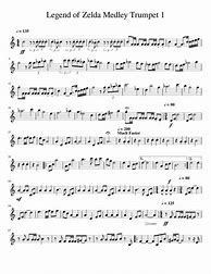Image result for Easy Trumpet Sheet Music From Video Games