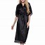 Image result for Plus Size Black Lace Robe
