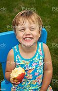 Image result for Little Girl Eating Apple Stock
