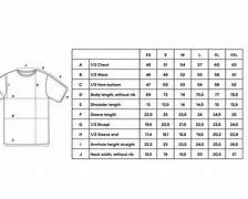 Image result for Man Shirt Size Chart