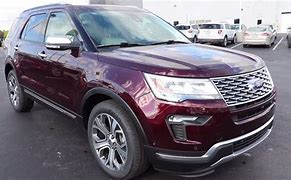 Image result for 2019 Red Ford Explorer Platinum