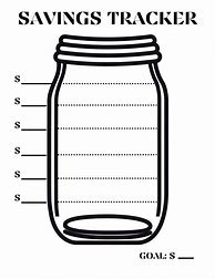 Image result for Printable Savings Goal Jar