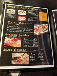 Image result for 3-Go Sushi Menu