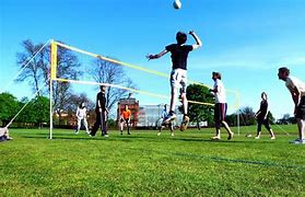 Image result for Outdoor Backyard Volleyball