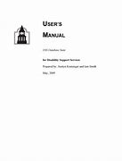 Image result for User Manual Sample PDF