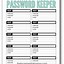 Image result for Free Printable Password Tracker PDFs